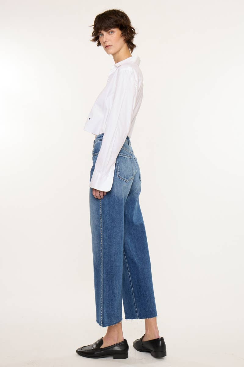 OPEN PACK HIGH RISE CROP WIDE-KC2172D