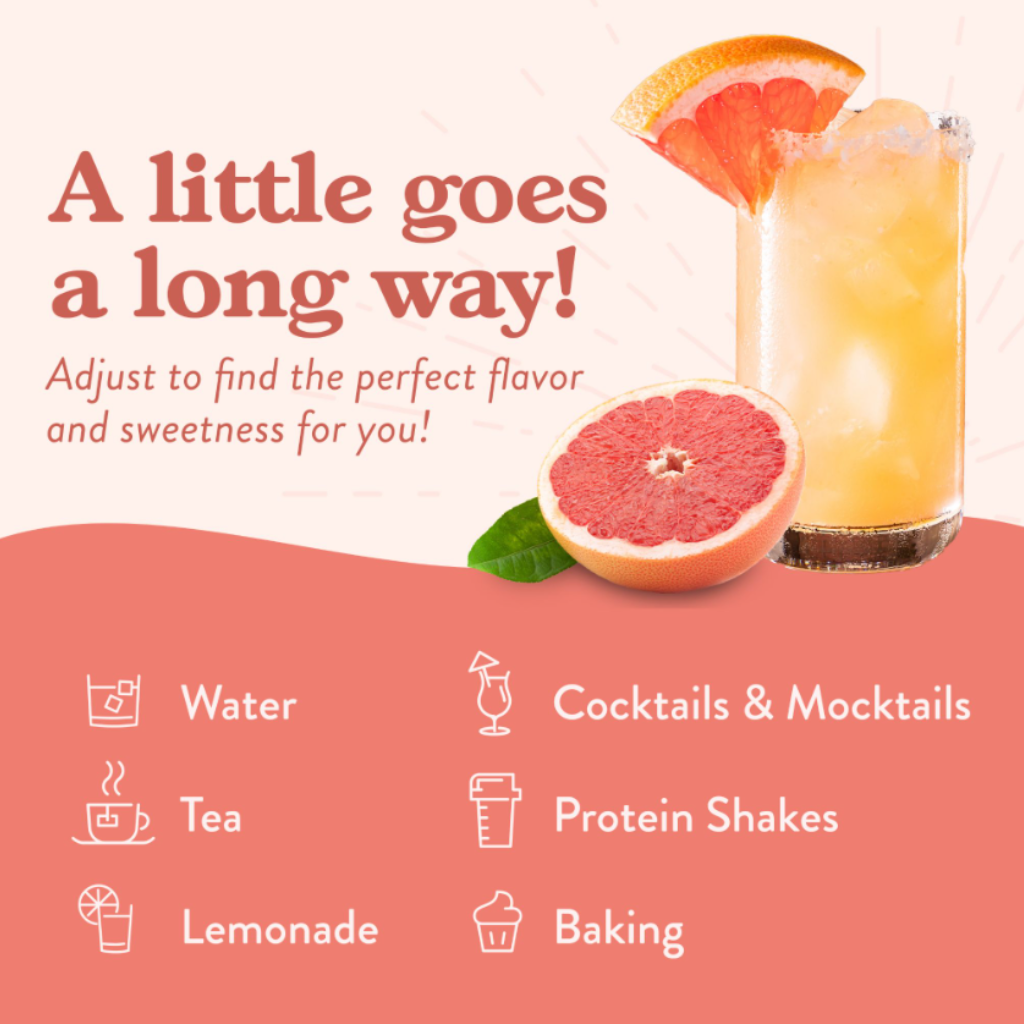 Sugar Free Ruby Red Grapefruit Syrup - LTO
