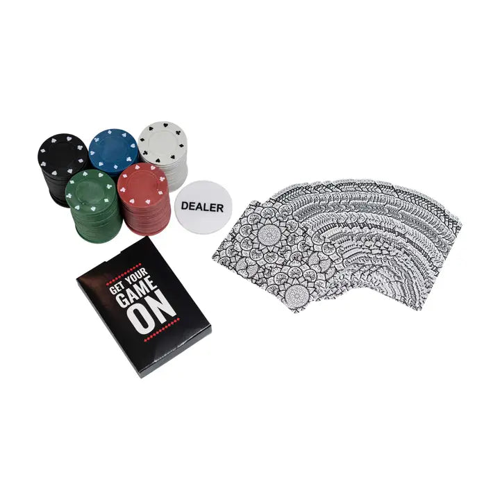 Men's Professional Poker in A Tin Set