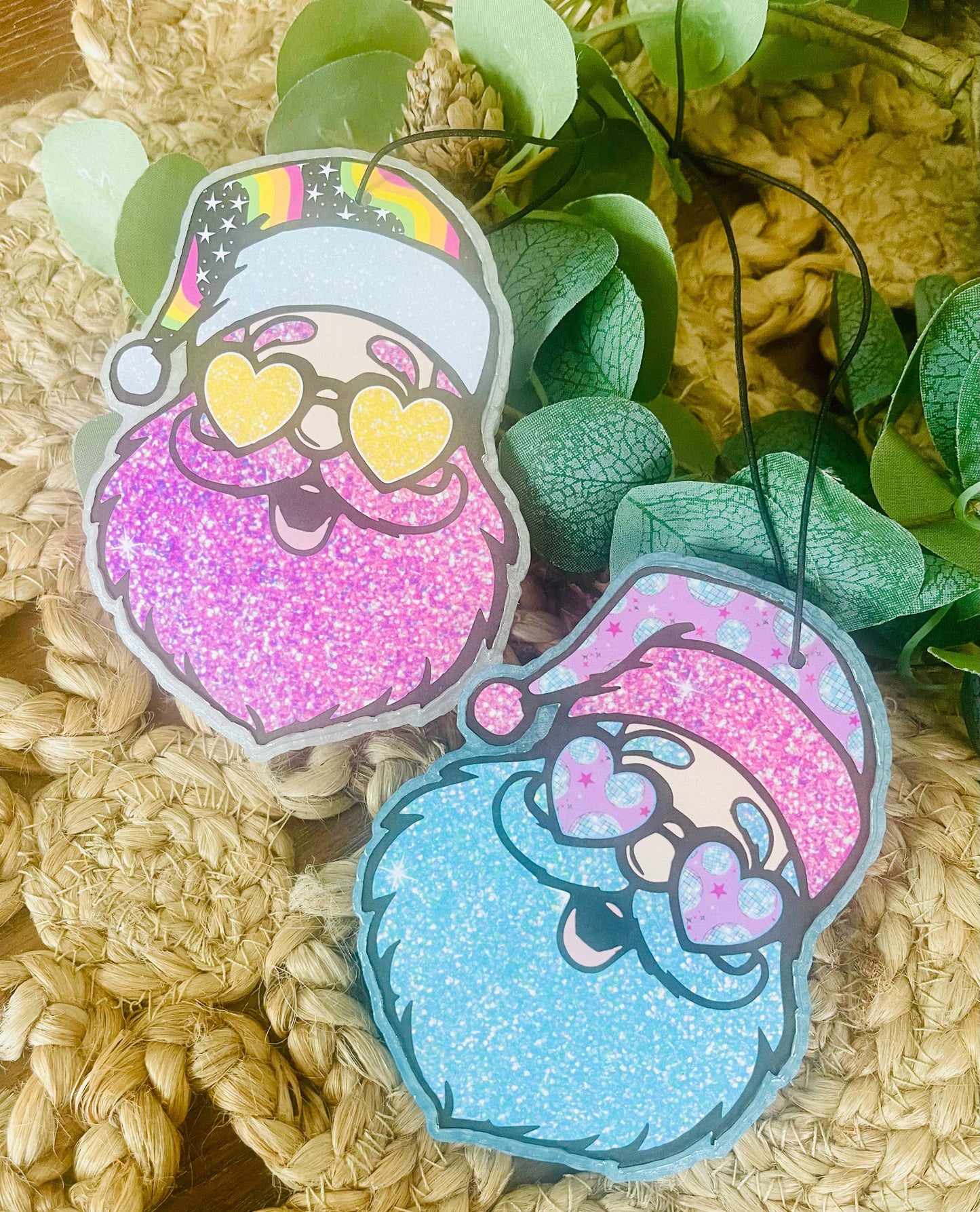 Retro Santa Car Freshie 