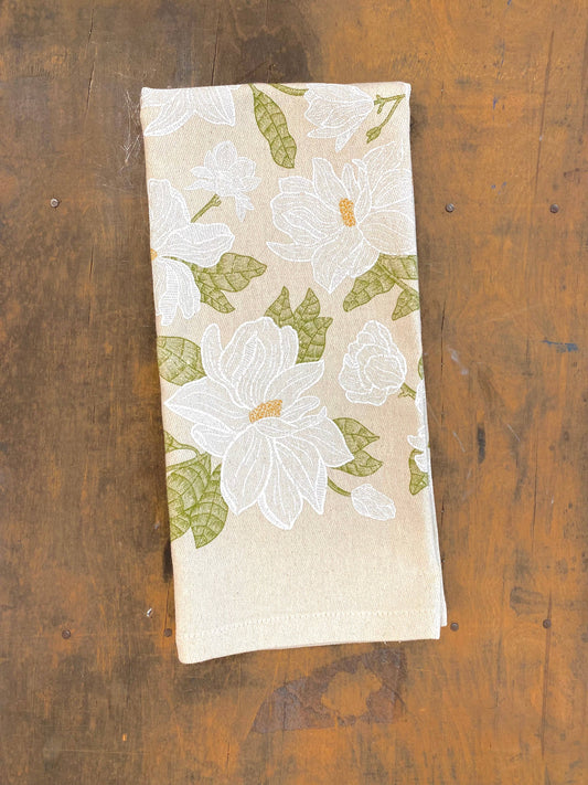 Magnolia Pattern - Kitchen Towel