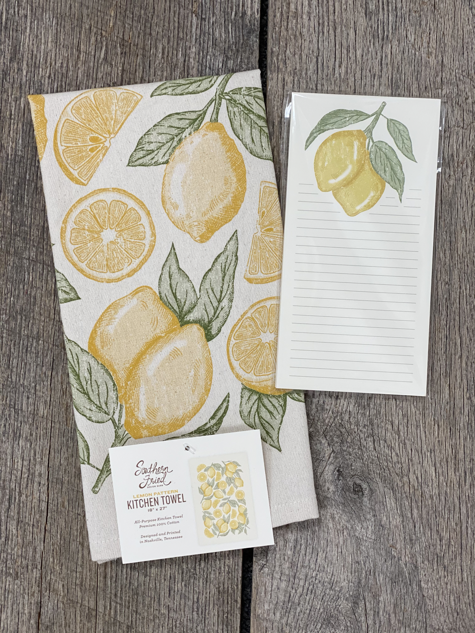 Lemon Pattern - Kitchen Towel