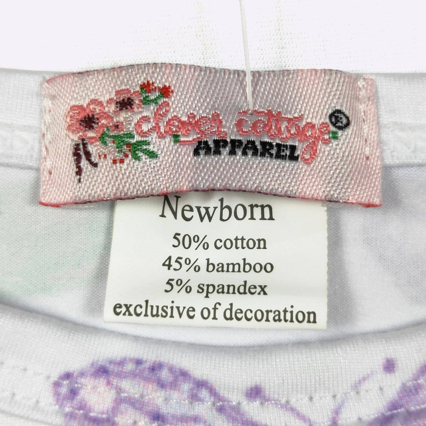 Violet Butterfly Baby Gown