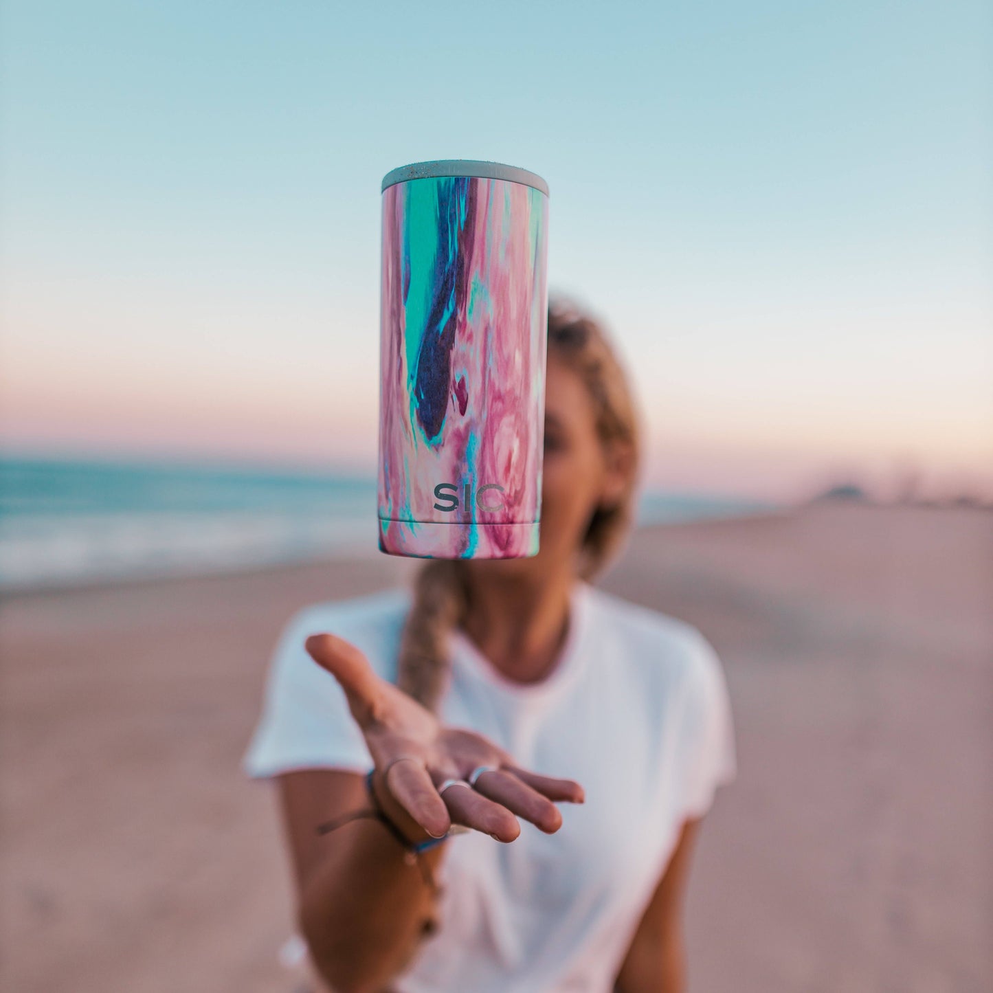 SIC Slim Can Cooler | Cotton Candy