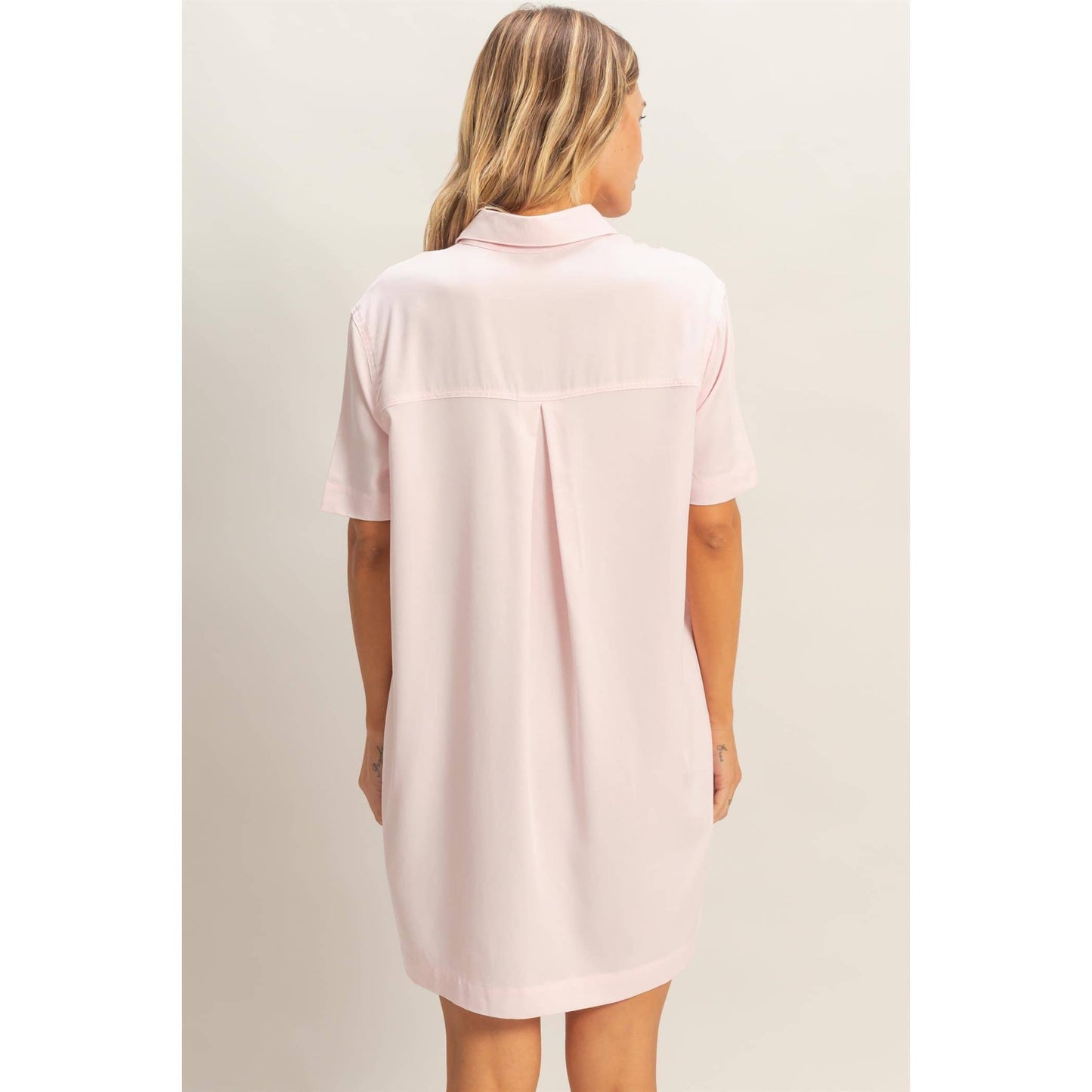 Collared Shirt Dress