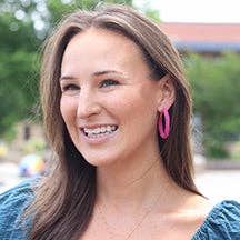 Custom Solid Beaded Hoop Earrings | Colored Hoop