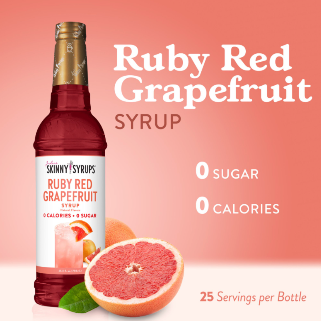 Sugar Free Ruby Red Grapefruit Syrup - LTO