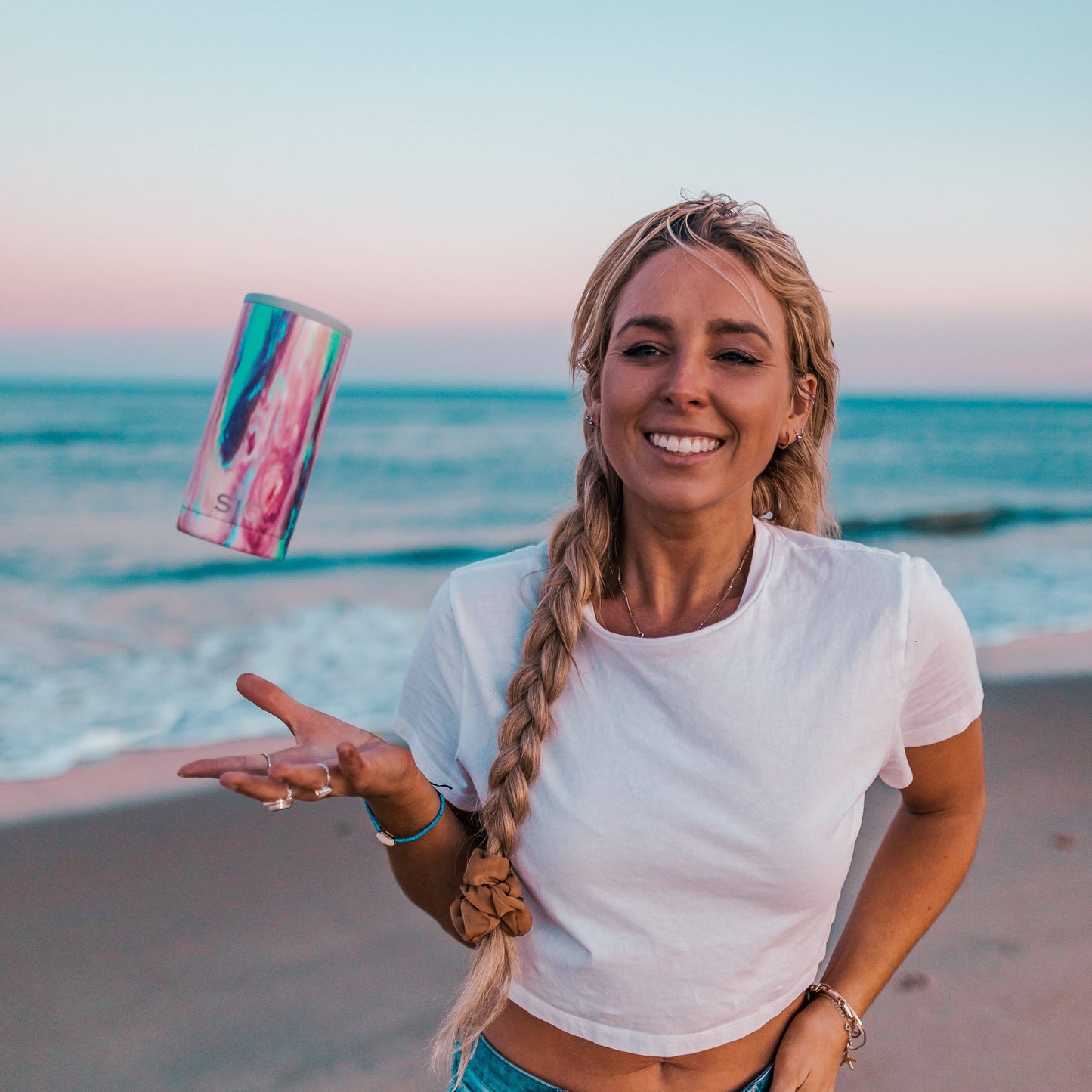 SIC Slim Can Cooler | Cotton Candy