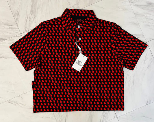 Red and Black State Polo