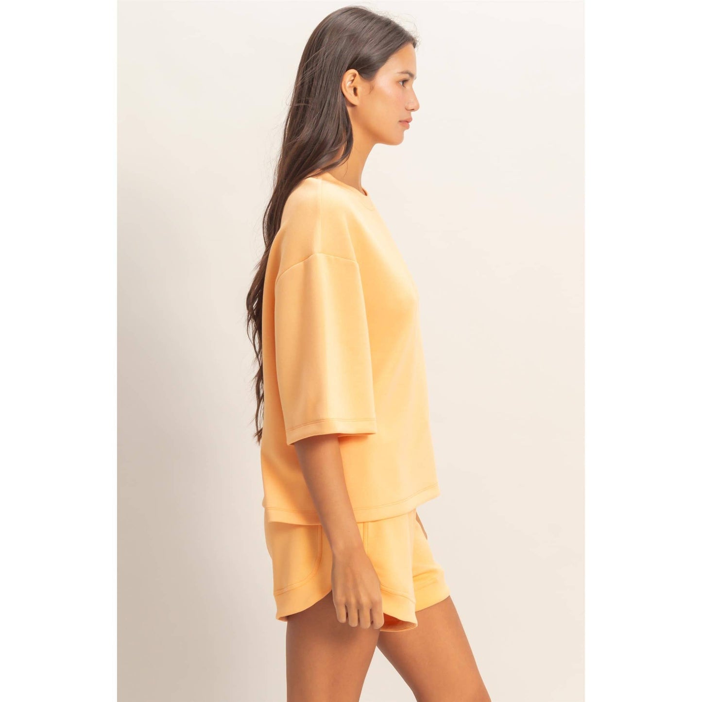 Scuba Short Sleeve Boxy Top