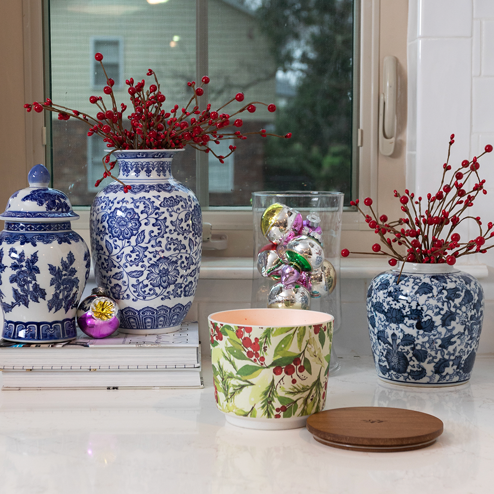 Merry Memories Patterned Candle 4 Pack