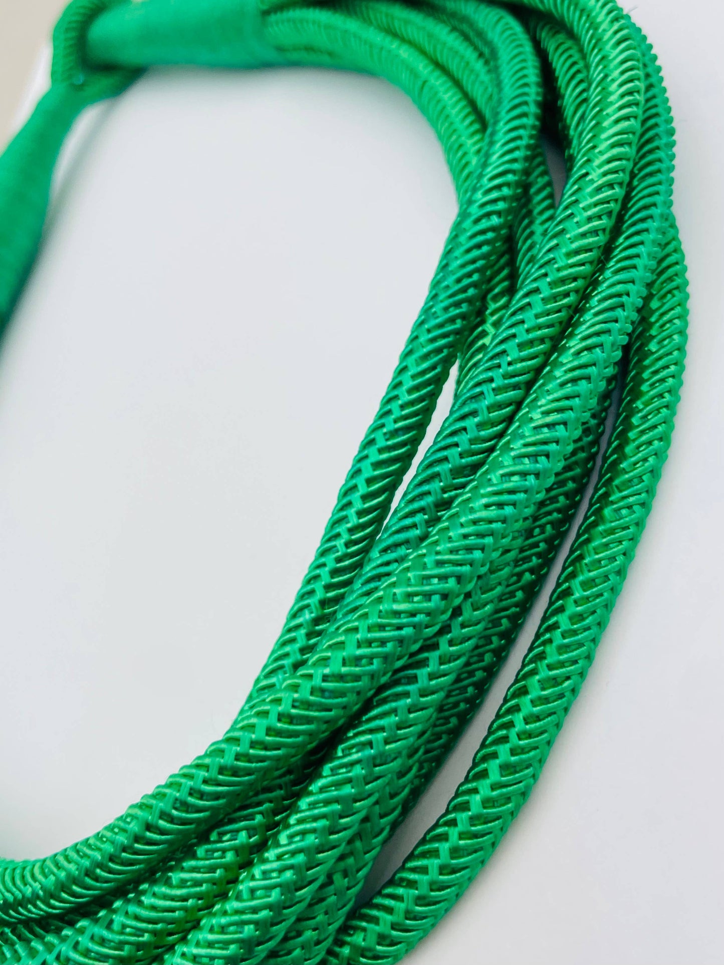 Slub 8-Strand Necklace (kelly green) NK263