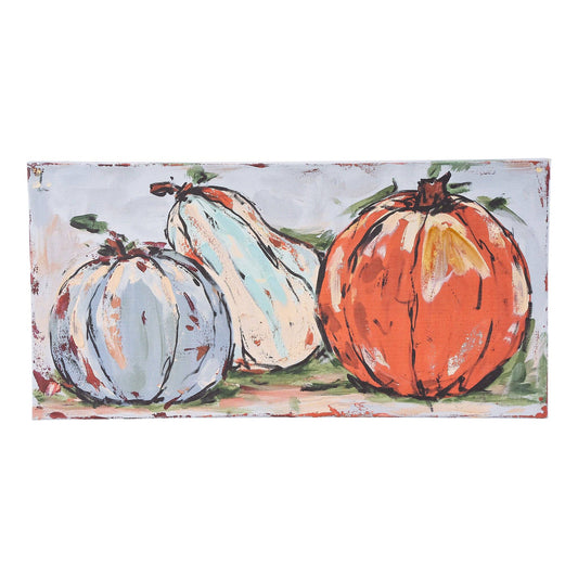 Pumpkin Gourd Canvas - Fall Decor