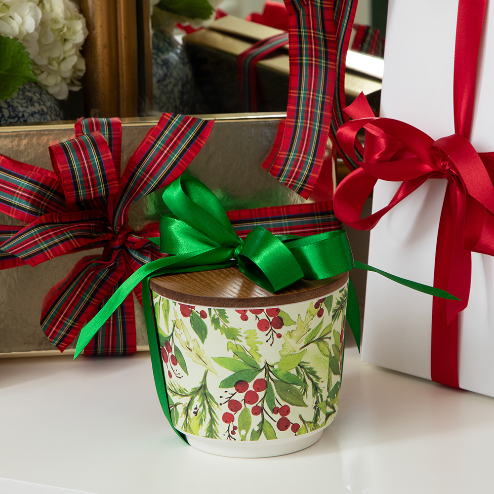 Merry Memories Patterned Candle 4 Pack