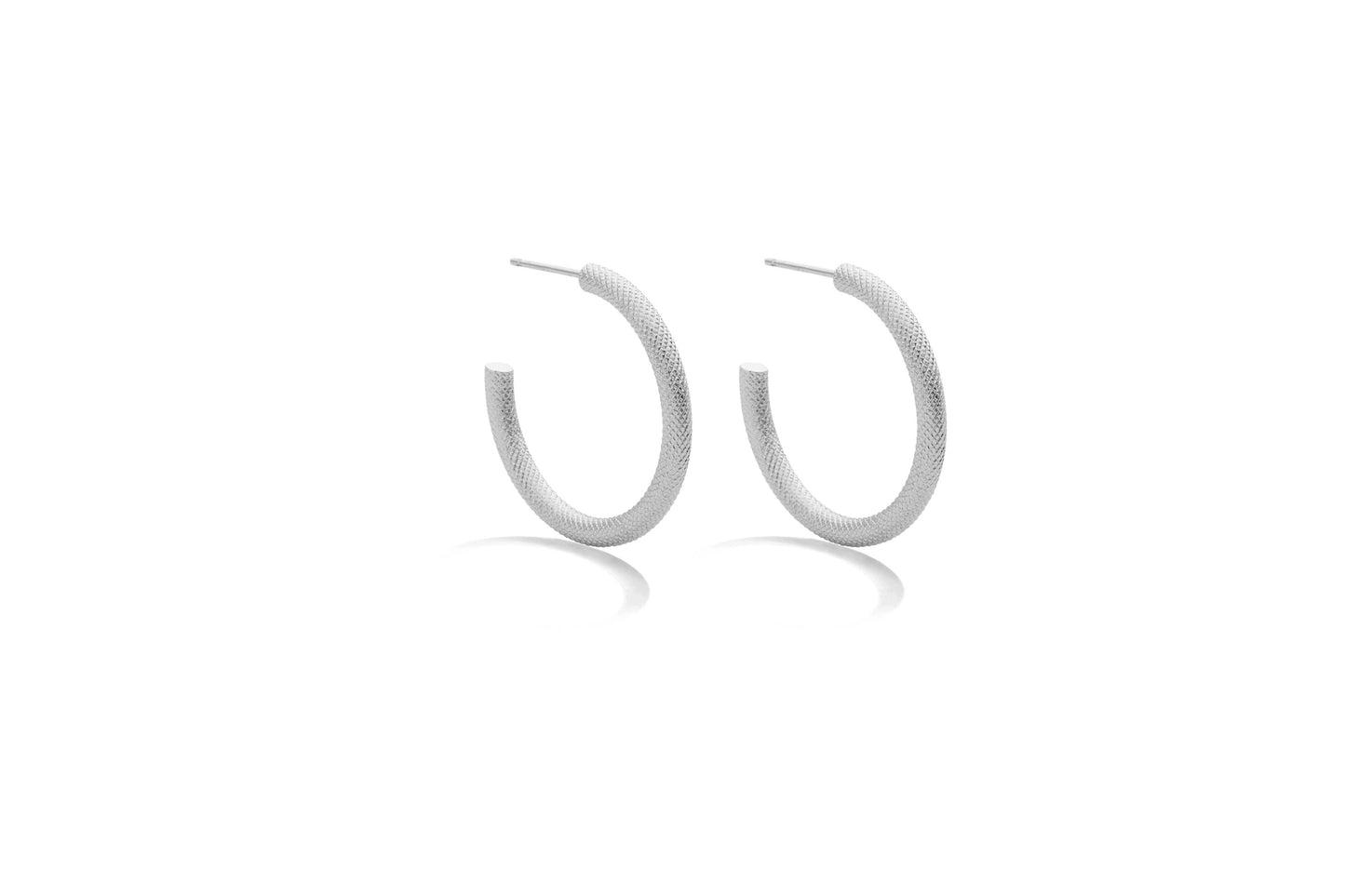 Beautifully Textured Hoops