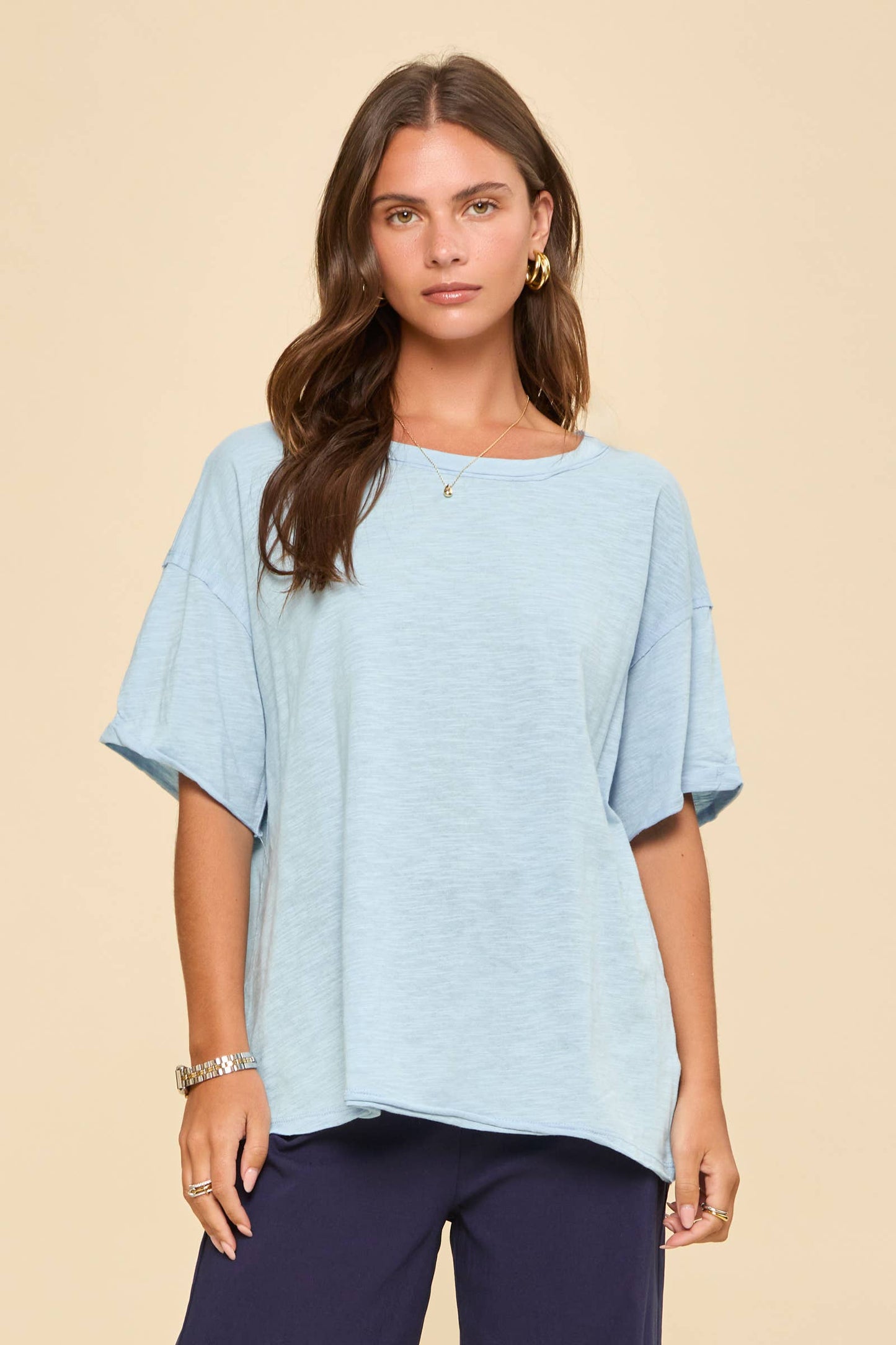 Short Sleeve Cotton Top