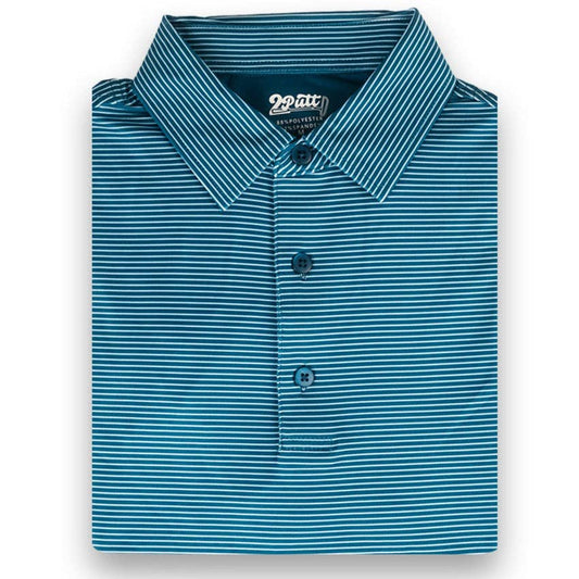 Dark Blue Strip Men's Polo