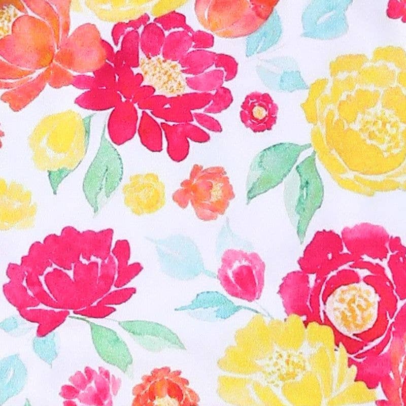 Electric Blooms Baby Gown
