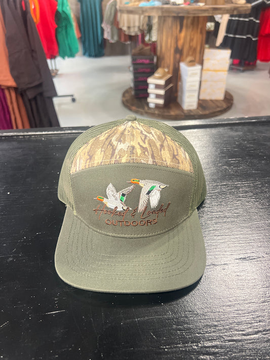 Olive Green Wing 7 Panel