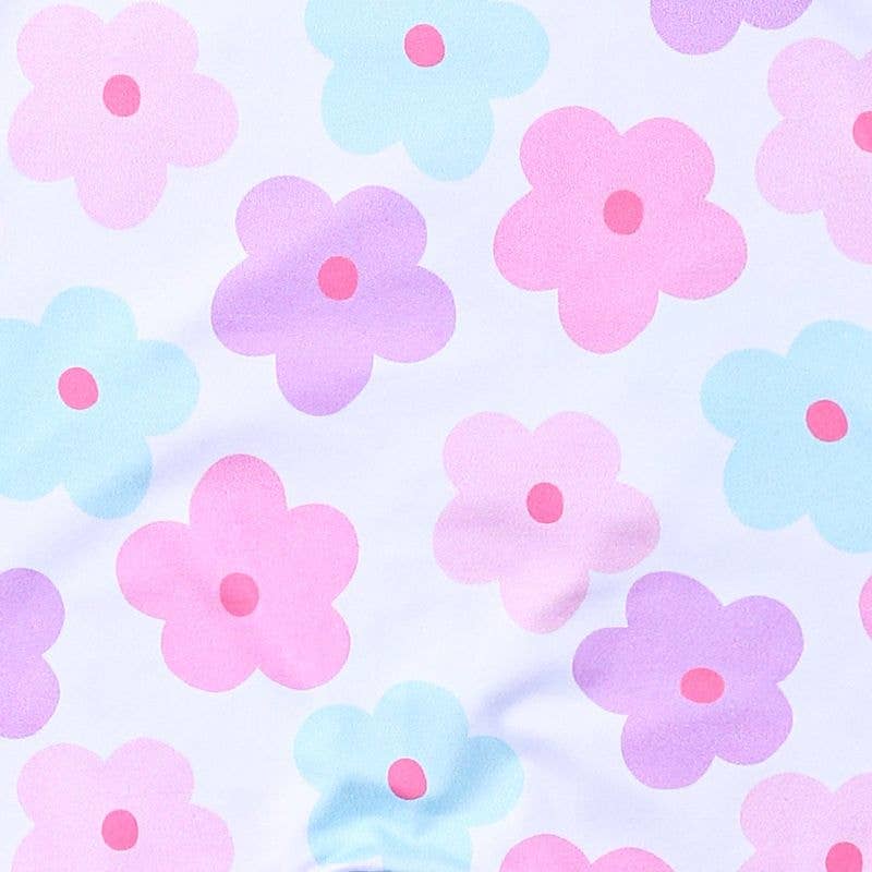 Purple Daisy Baby Romper