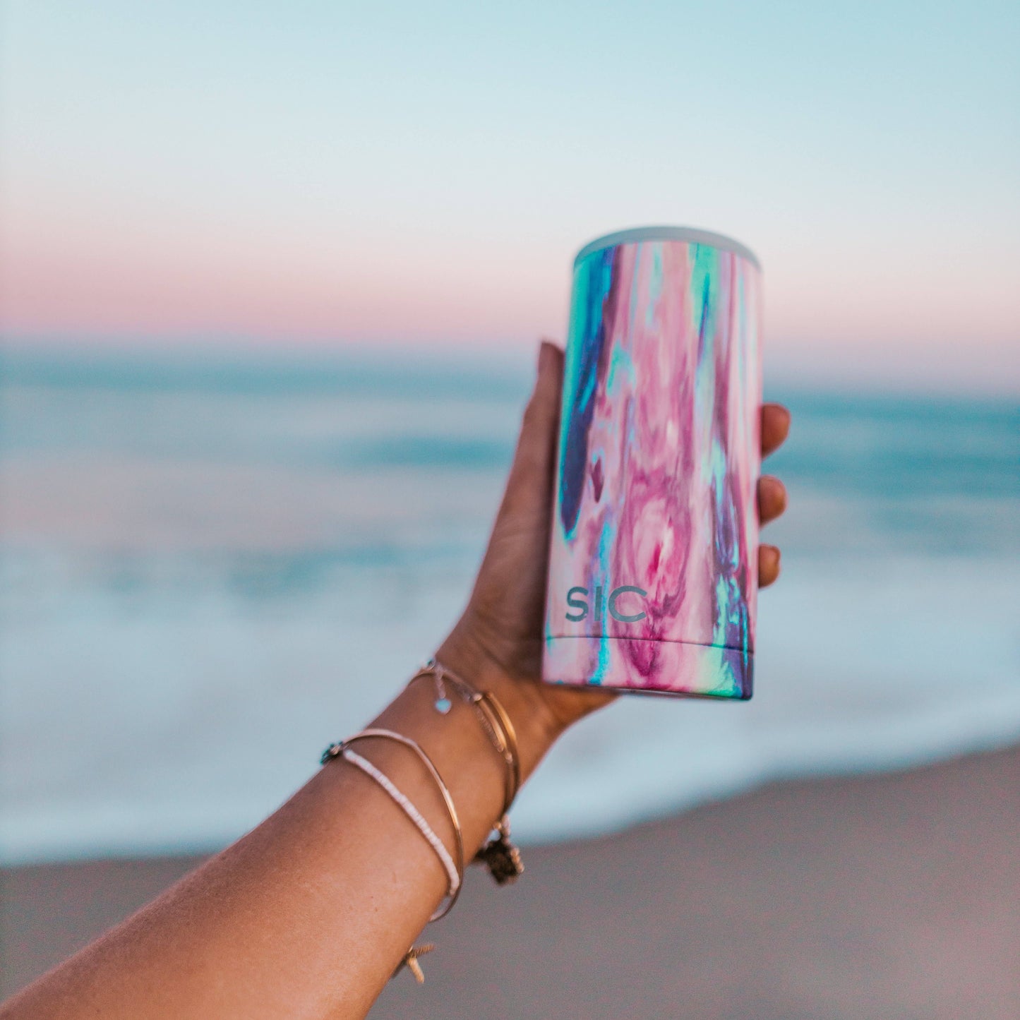 SIC Slim Can Cooler | Cotton Candy