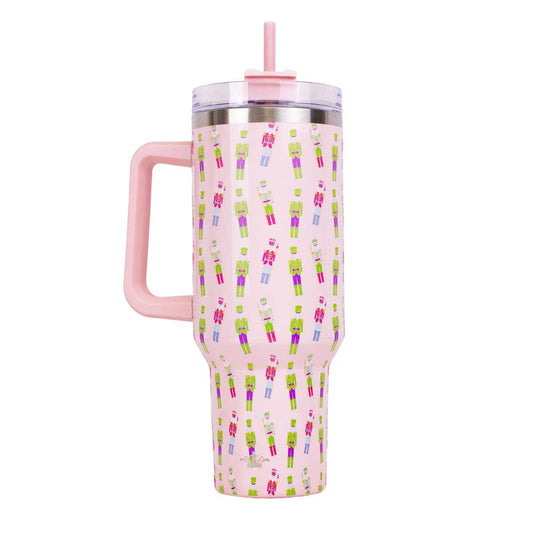 Candy Nutcracker Tumbler   Pink/Multi   40oz