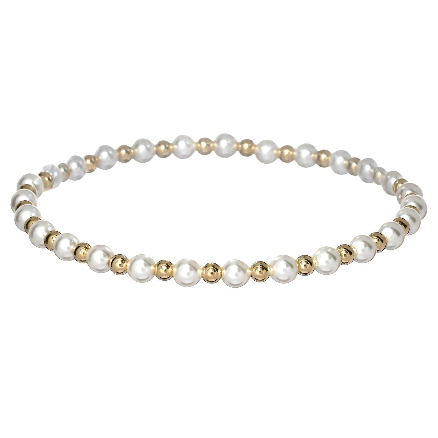 MAY | Stretchy Anti-Tarnish 14K Gold Filled Bracelet