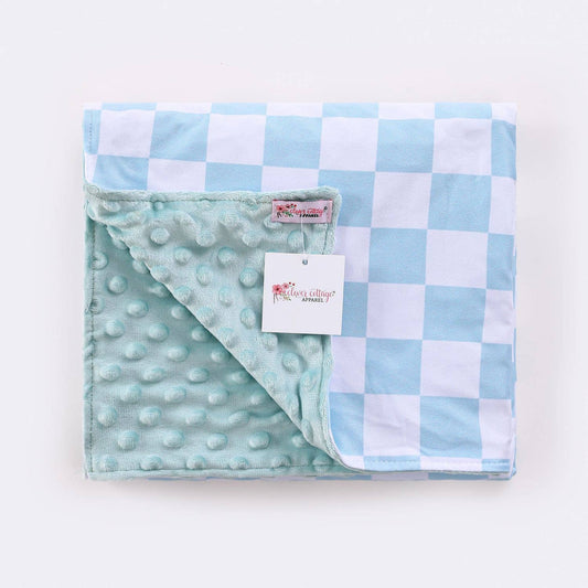 Blue Checkered Blanket
