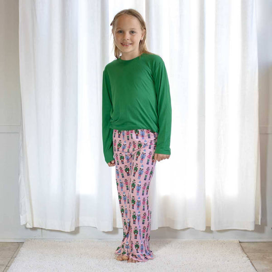 Girl's Nutcracker March Ruffle Sleep Pants   Light Pink/Multi   -Asst.