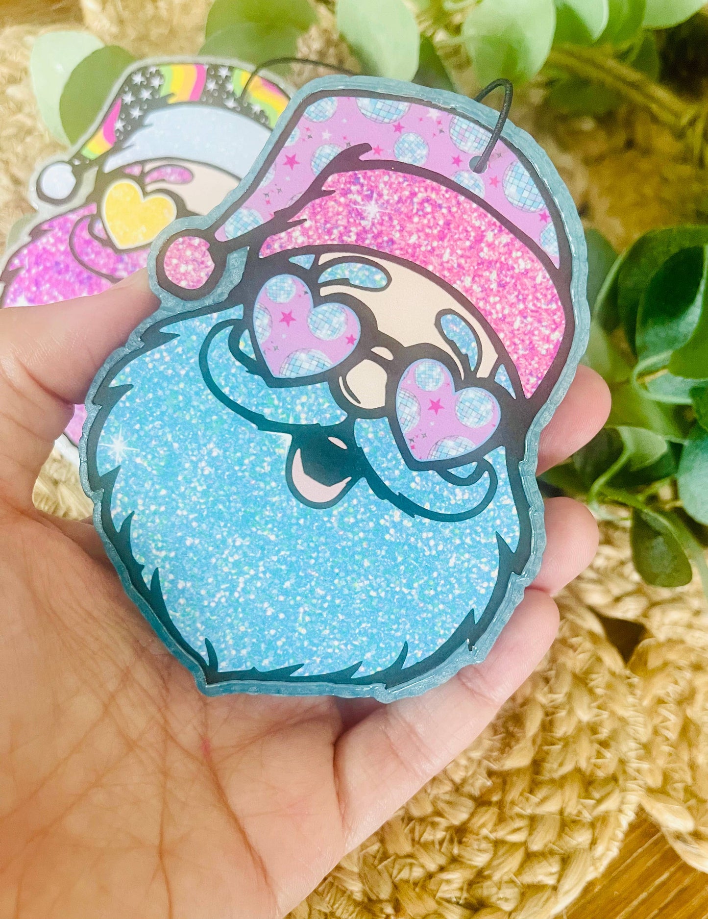 Retro Santa Car Freshie 