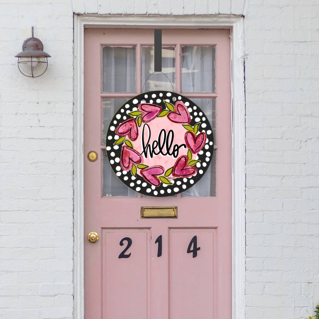 Hello Heart Vine Wreath Door Hanger Variety 3-Pack