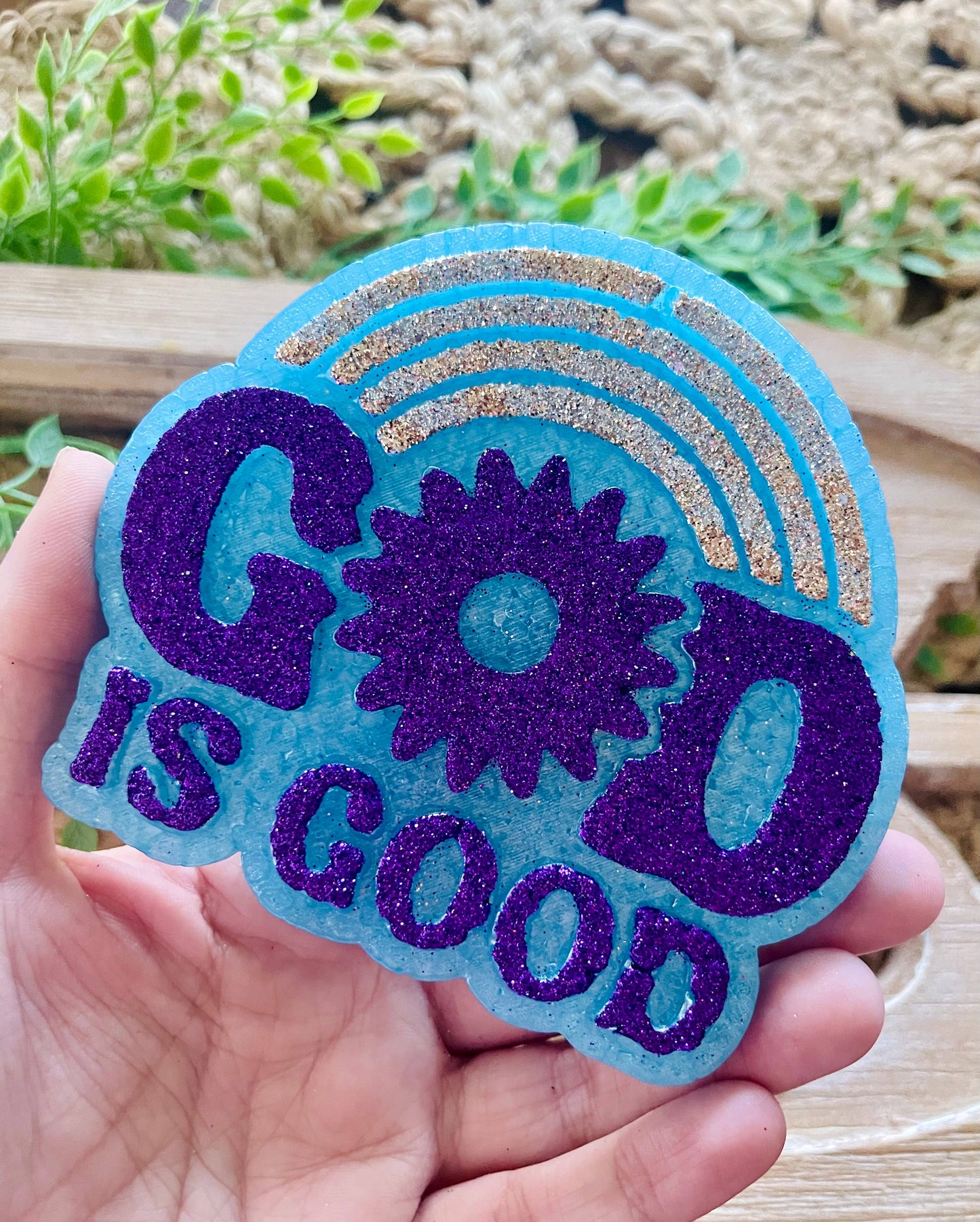 God is Good Car Freshie