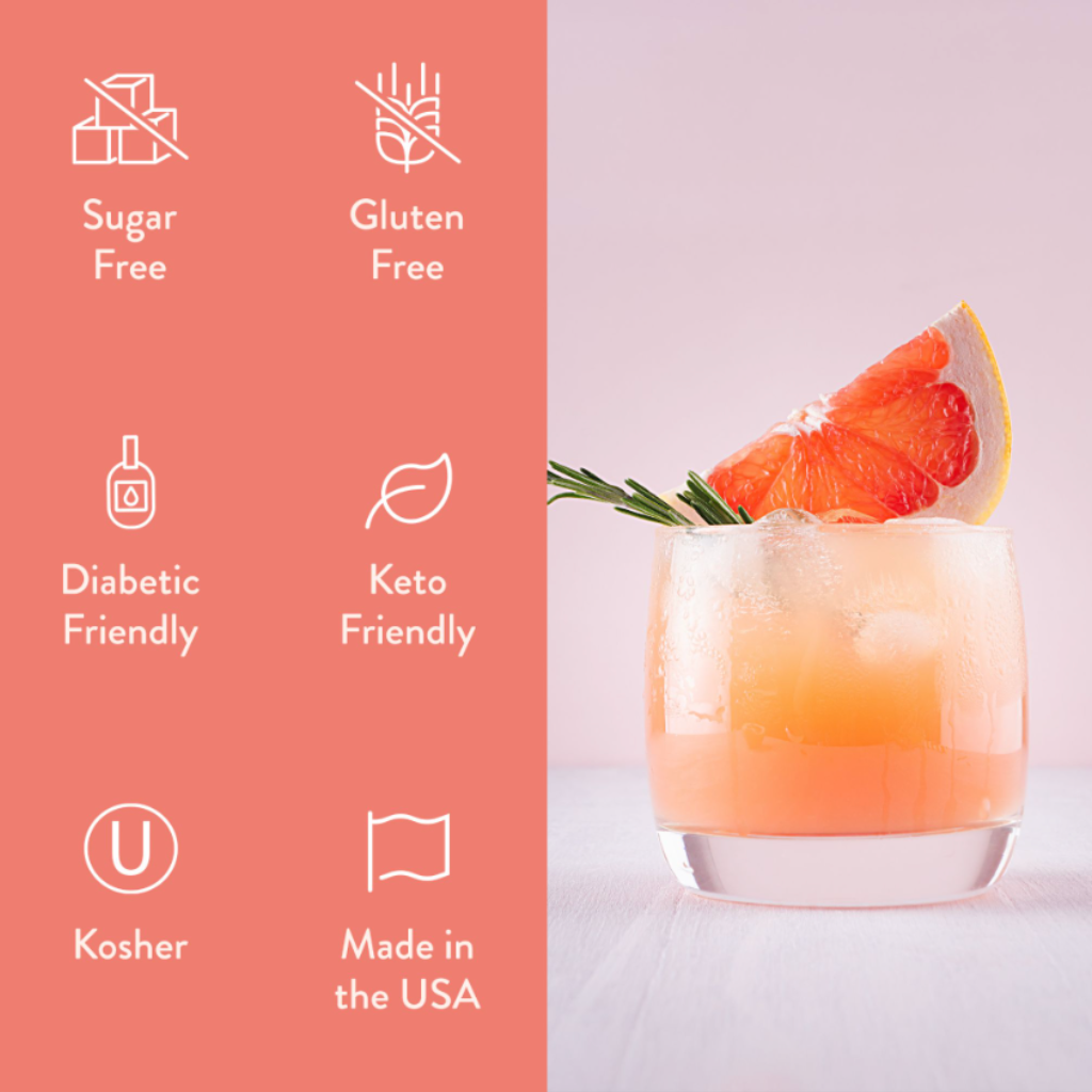 Sugar Free Ruby Red Grapefruit Syrup - LTO