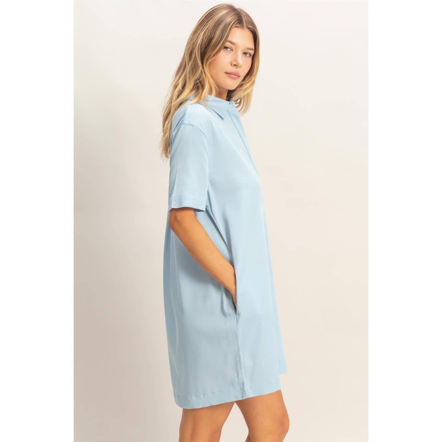 Collared Shirt Dress