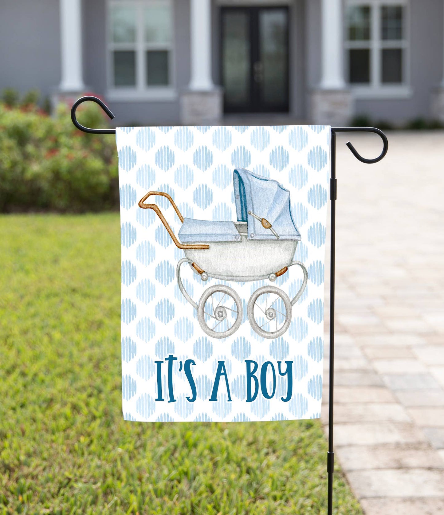 Baby Announcement Garden Flag - Its a Boy!