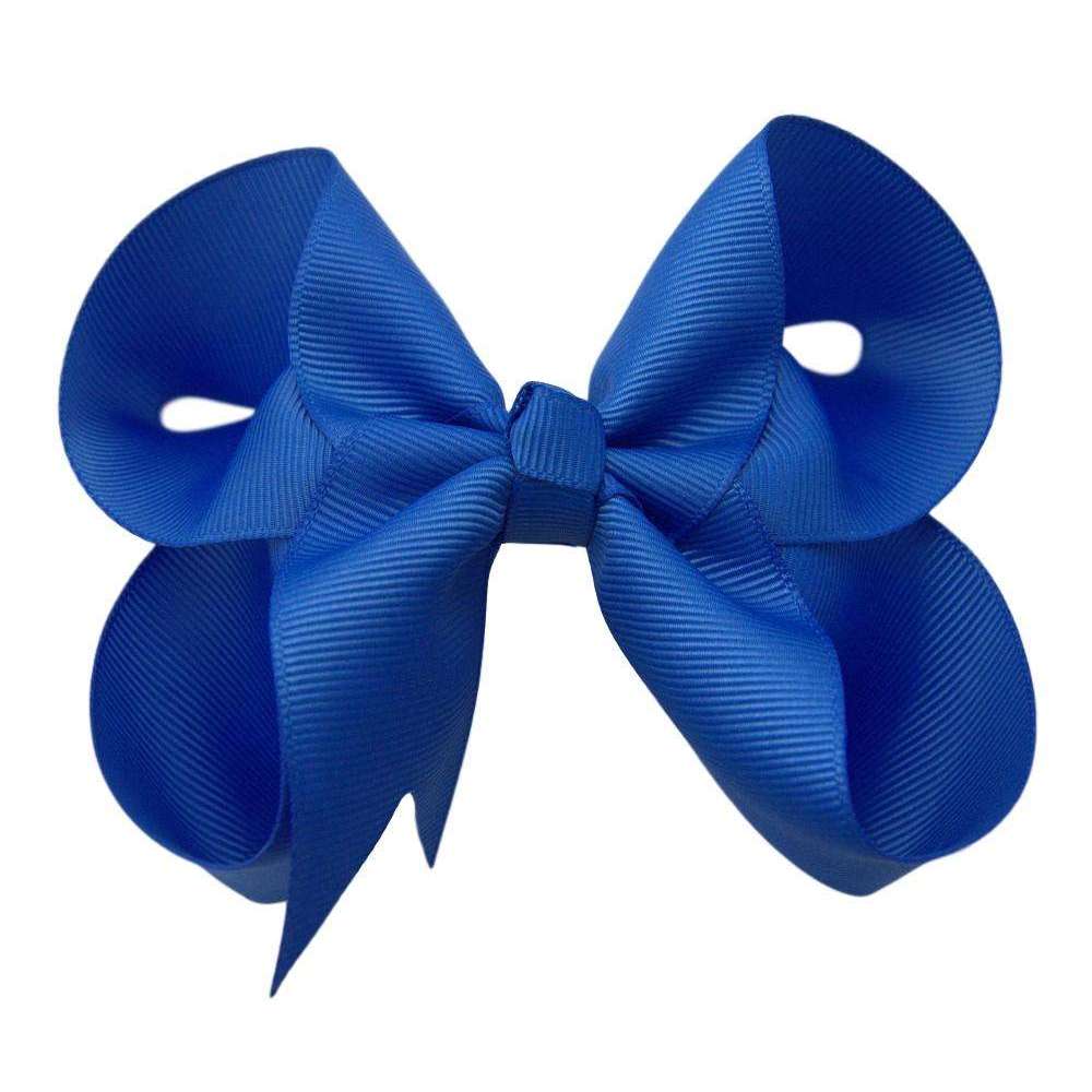 4 inch Solid Grosgrain Bow