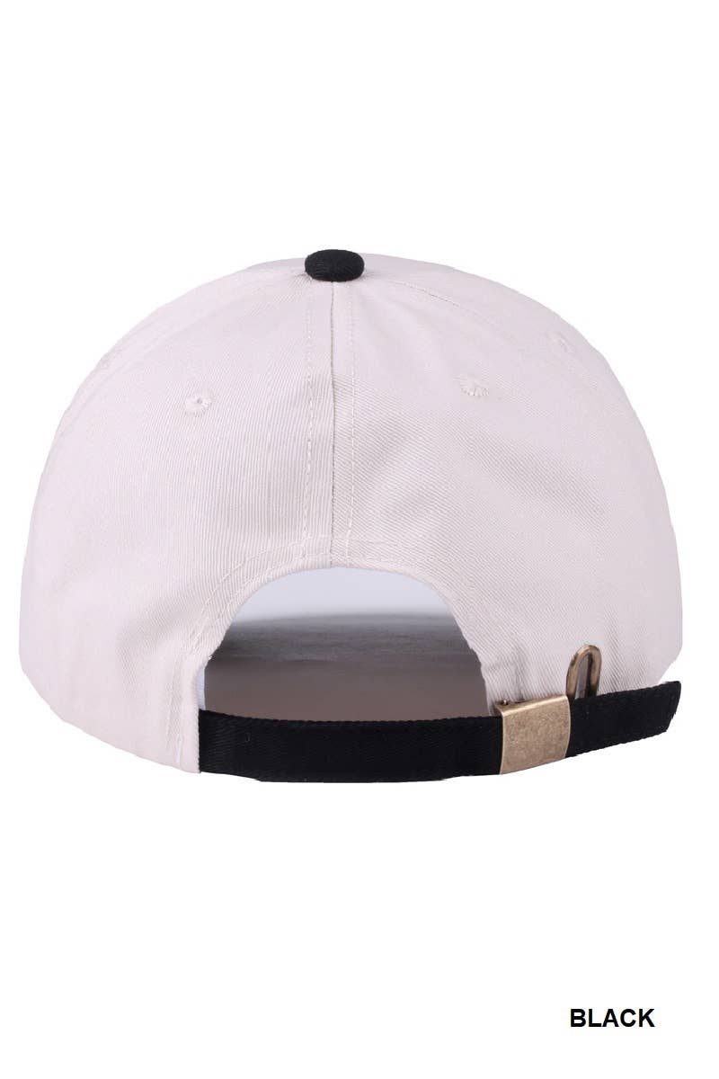 Jesus Saves I Spend Two Tone Canvas Cotton Cap