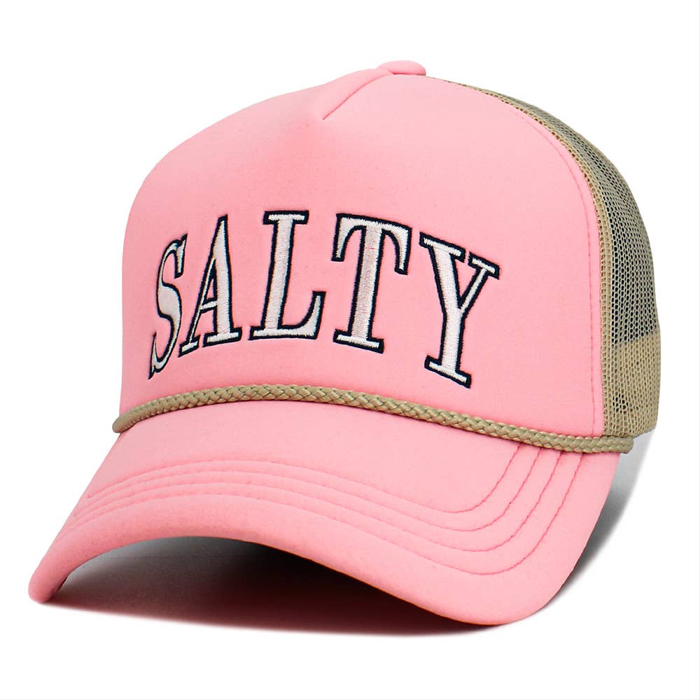 SALTY Message Mesh Back Trucker Hat