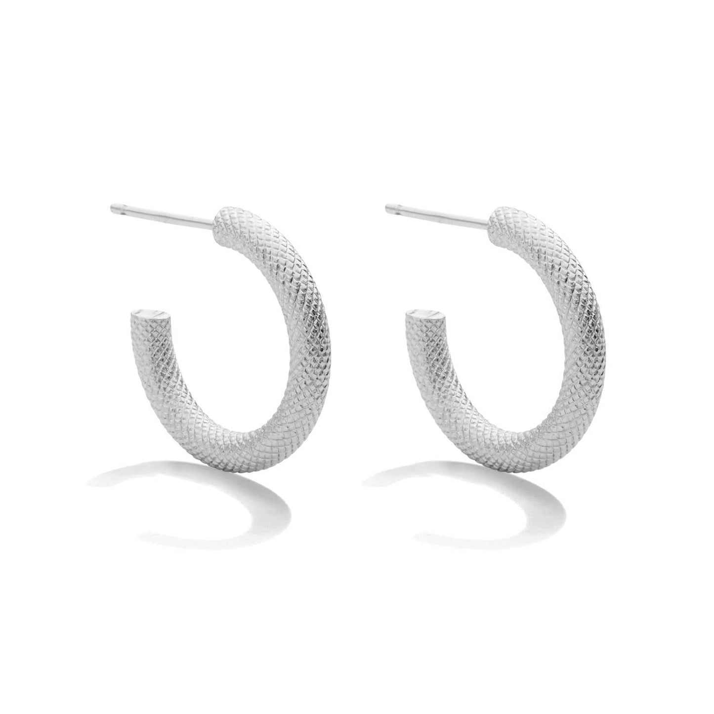 Beautifully Textured Hoops