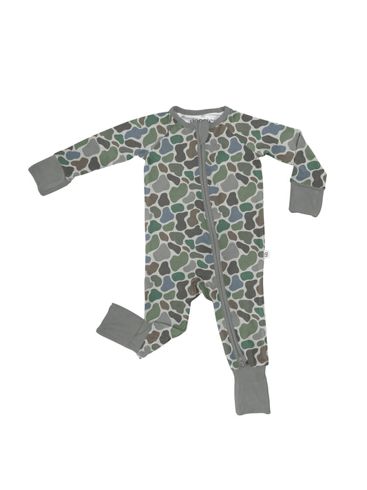 Pebble Camo - Zip Convertible PJs