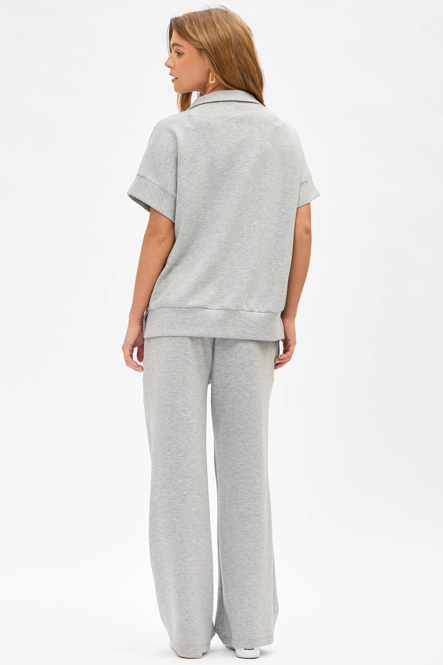 Short Sleeve Quarter Zip + Pants Modal Set TRVSET-CATALINA