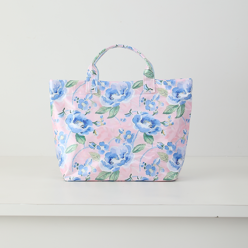 Waterproof Tote Bag PVC Beach Bag Bluebell Voyage