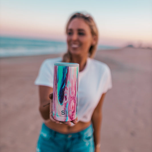 SIC Slim Can Cooler | Cotton Candy