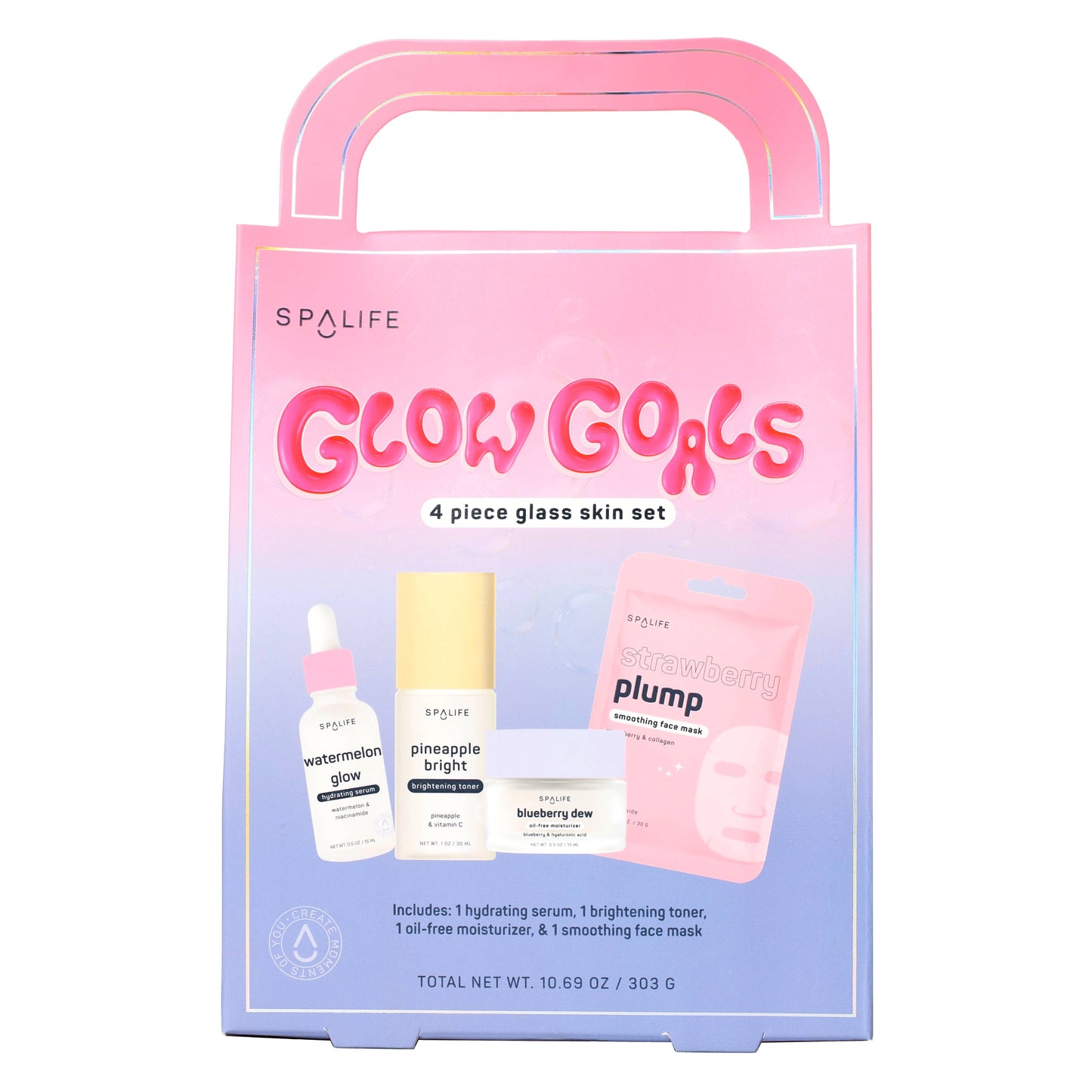 Christmas Holiday Glow Goals Skincare Gift Set – 4pc