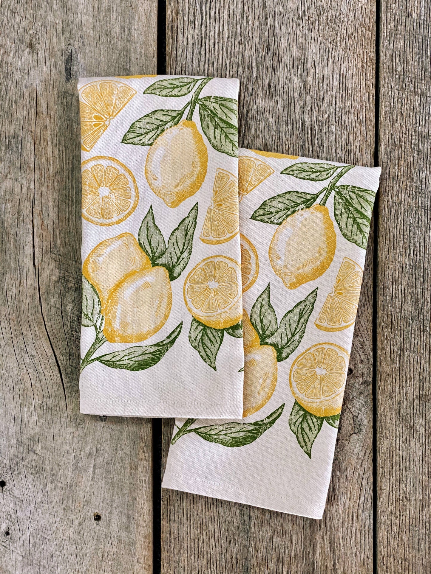 Lemon Pattern - Kitchen Towel