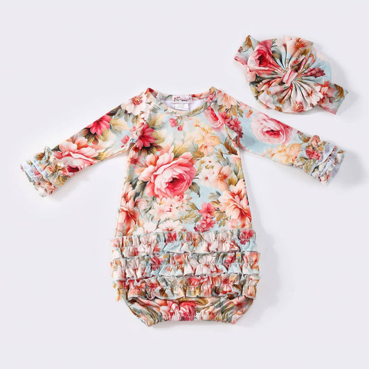 Victorian Blush Baby Gown