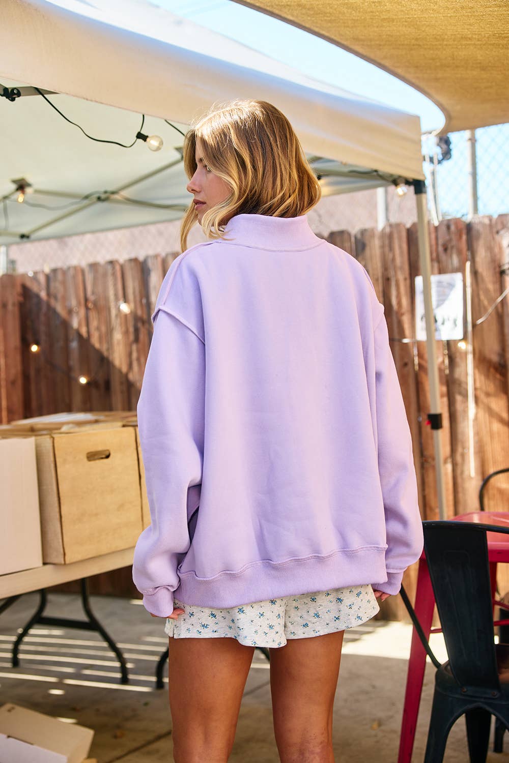 IT2594E-JESUS  'JESUS' Embroidered Mock Neck Sweatshirt