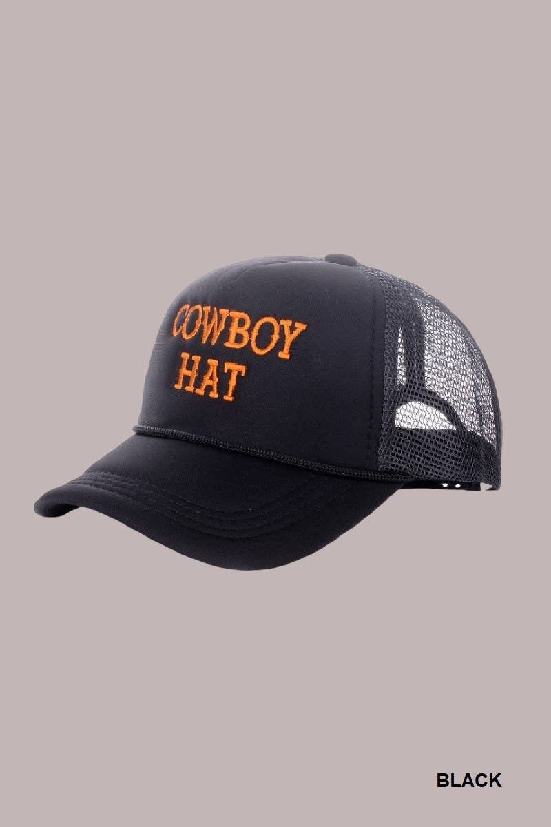 The Cowboy Hat Baseball Mesh Cap