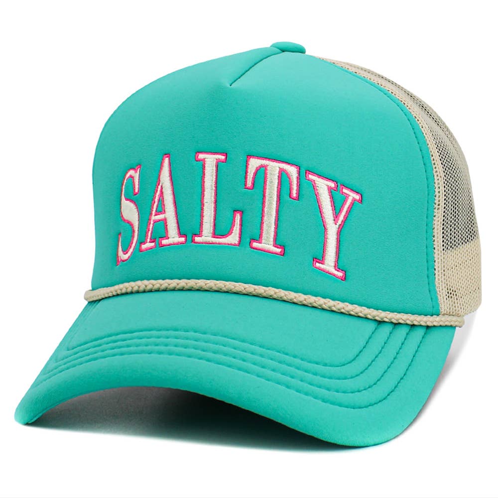 SALTY Message Mesh Back Trucker Hat