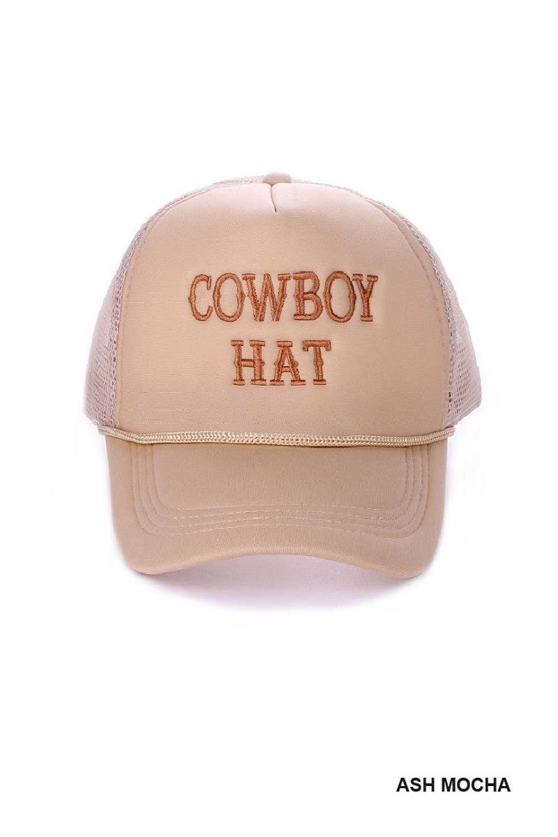 The Cowboy Hat Baseball Mesh Cap
